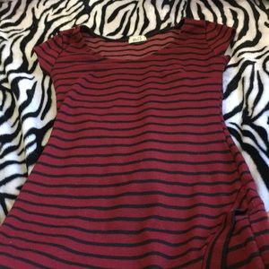 A curved dress